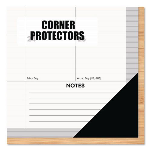 Image of Willow Creek Press 57261 Perfect Pinstripe Large Monthly Desk Pad Calendar, 22x17, White/Gray Sheets, Black Headband/Corners, 12-Month (Jan-Dec) 2026