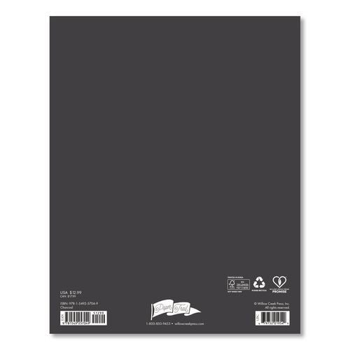 Image of Willow Creek Press 57049 Charcoal Monthly Planner, 9.5 x 7.5, Charcoal Cover, 12-Month (Jan to Dec): 2026