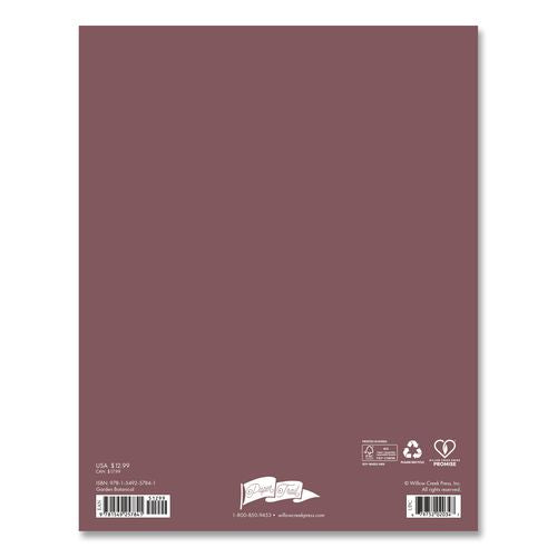 Image of Willow Creek Press 57841 Garden Botanical Booklet Monthly Planner, 9.5 x 7.5, Multicolor Cover, 12-Month (Jan to Dec): 2026