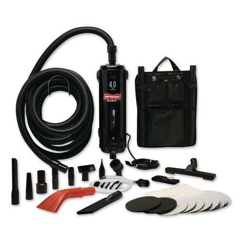 Image of MetroVac 112-112877 Vac 'n Blo Portable Detailing Vacuum/Blower, 25" x 13" x 21", Black