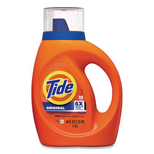 Image of Tide® 40213 Liquid Tide Laundry Detergent, 32 Loads, 40 oz