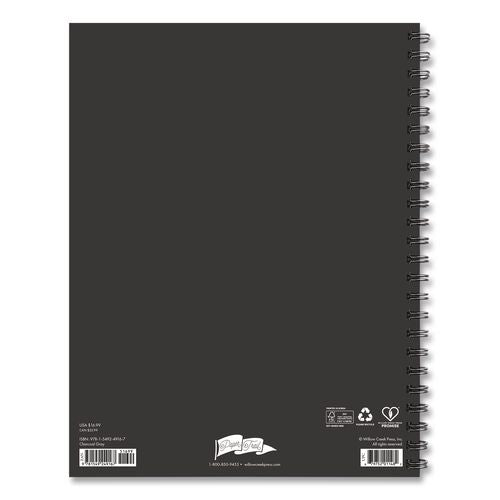 Image of Willow Creek Press 49167 Charcoal Gray Undated Monthly Planner, 11 x 8.5, Charcoal Gray, Undated
