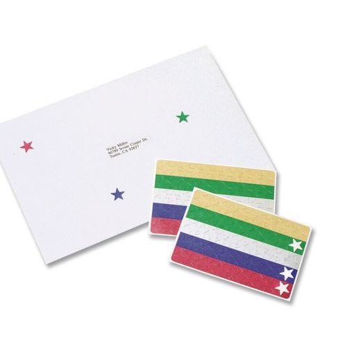 Image of Avery® 06007 Foil Star Labels, 0.5", Assorted Colors, 440/Pack