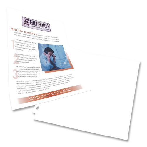 Image of Avery® 76001CT Side-Insert Heavyweight Sheet Protectors, 3-Hole Punched, Side Load, 8.5 x 11, Diamond Clear, 25/Pack, 36 Packs/Carton