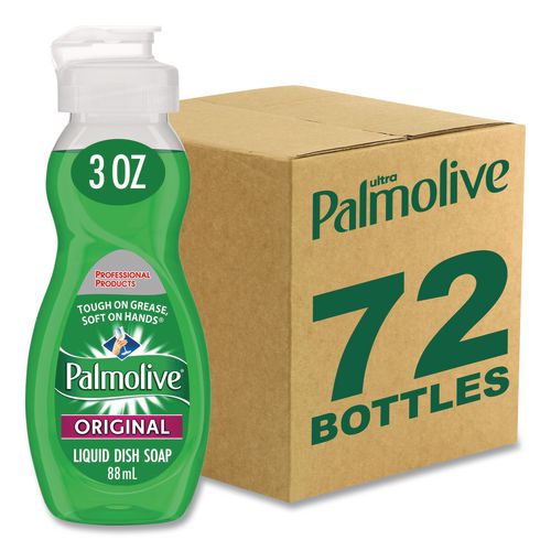 Image of Palmolive® 201417 Dish Soap Liquid, Original Scent, 3 oz Bottle, 72/Carton
