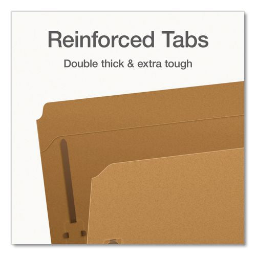 Image of Pendaflex® 1006992 Kraft Fastener Folders, Straight Tab, Expands 0.75", 2 Fasteners, Letter Size, Kraft, 50/Box