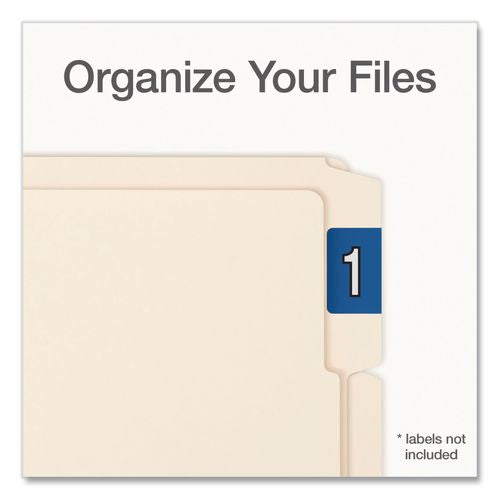 Image of Pendaflex® 1007001 Manila End Tab Folders, 1/3-Cut Tabs: Assorted, Letter Size, 0.75" Expansion, Manila, 100/Box