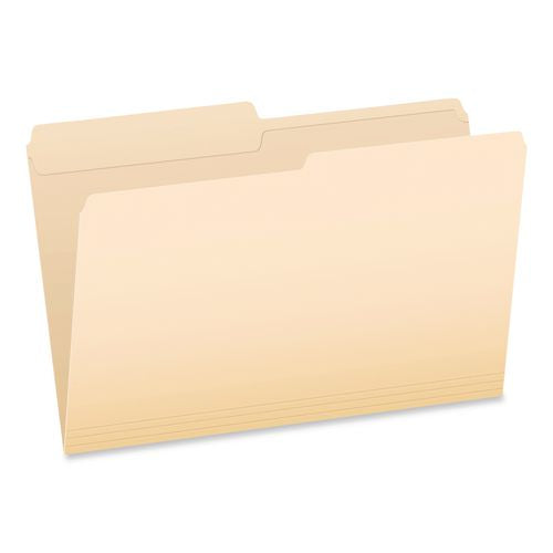 Image of Pendaflex® 1007052 Manila File Folders, 1/2-Cut Tabs: Assorted, Legal Size, 0.75" Expansion, Manila, 100/Box