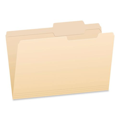Image of Pendaflex® 1007056 Manila File Folders, 2/5-Cut Tabs: Right, Legal Size, 0.75" Expansion, Manila, 100/Box