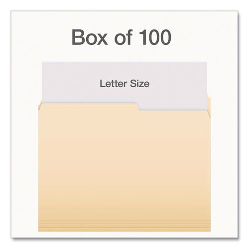 Image of Pendaflex® 1007078 Manila File Folders, 2/5-Cut Tabs: Right, Letter Size, 0.75" Expansion, Manila, 100/Box