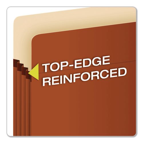 Image of Pendaflex® S34G Expanding Pocket, 5.25" Expansion, Letter Size, Brown, 50/Carton