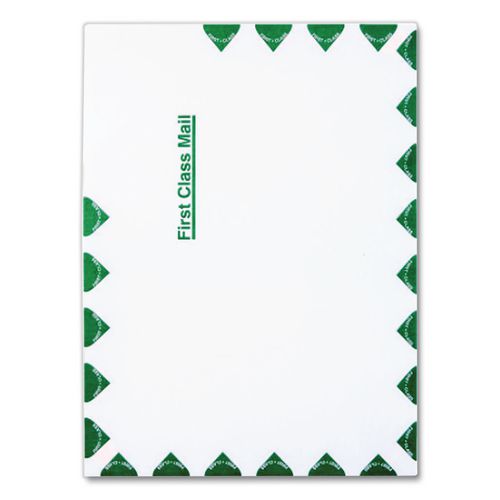 Image of Quality Park QUAS3615 Ship-Lite Envelope, First Class, #10 1/2, Cheese Blade Flap, Redi-Strip Adhesive Closure, 9 x 12, White, 100/Box