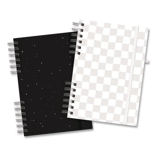 Image of Astrobrights® 91556 Twin-Wire Journal, Open Diary Format, Assorted Cover Colors, (90) Assorted Color 8.5 x 6.5 Sheets, 2/Pack