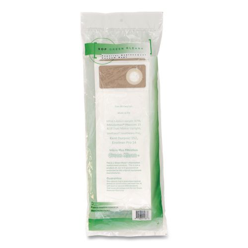 Image of Green Klean® GK-CARPTWN GK-CarpTwn Replacement Bag, 10 Bags/Pack, 10 Packs/Carton