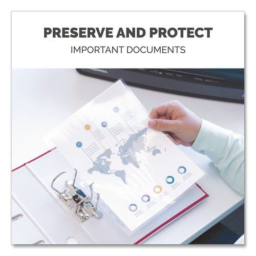 Image of Fellowes® 5744301 Thermal Laminating Pouches, 3 Mil, 9" X 11.5", Matte Clear, 50/pack