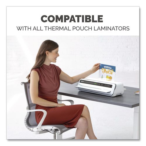 Image of Fellowes® 5744301 Thermal Laminating Pouches, 3 Mil, 9" X 11.5", Matte Clear, 50/pack