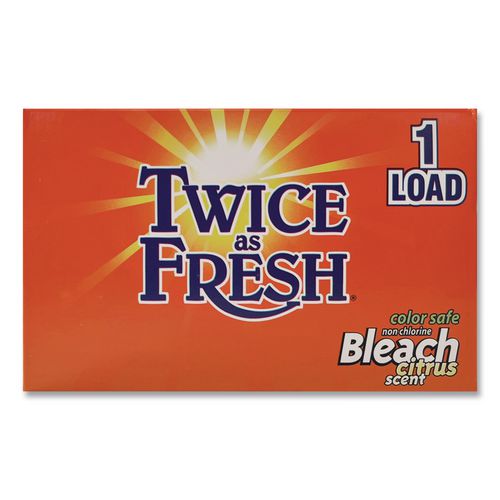 Image of Twice as Fresh® VEN 2979697 Color Safe Powder Bleach Vend Pack, 1 Load Box, 100/Carton