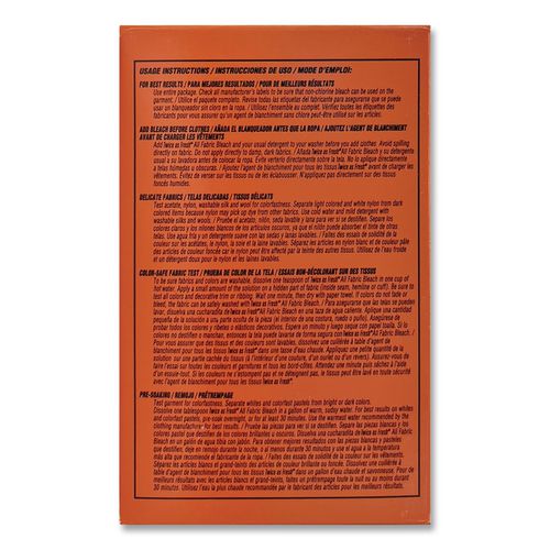 Image of Twice as Fresh® VEN 2979697 Color Safe Powder Bleach Vend Pack, 1 Load Box, 100/Carton