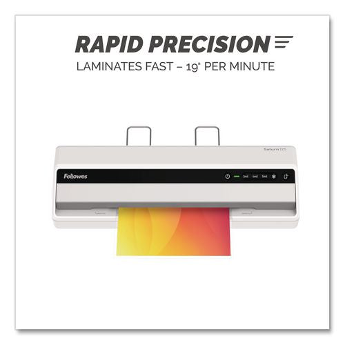 Image of Fellowes® 5736601 Saturn3i Laminators, 12.5" Max Document Width, 5 Mil Max Document Thickness