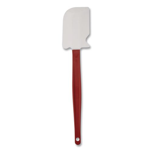 Image of Rubbermaid® Commercial FG1963000000 High-Heat Cook's Scraper, Plastic, 13.5", Red/White