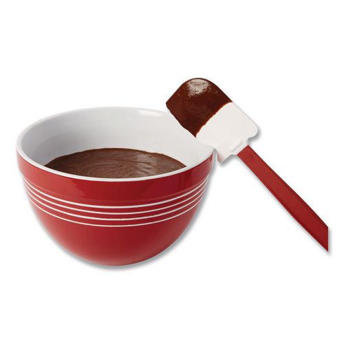 Image of Rubbermaid® Commercial FG1963000000 High-Heat Cook's Scraper, Plastic, 13.5", Red/White