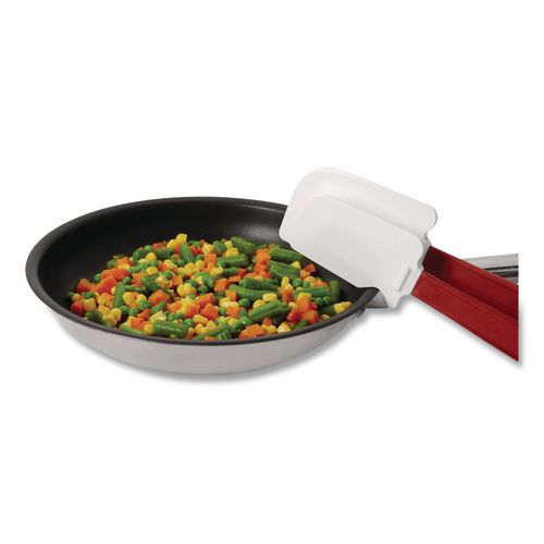Image of Rubbermaid® Commercial FG1963000000 High-Heat Cook's Scraper, Plastic, 13.5", Red/White