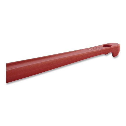 Image of Rubbermaid® Commercial FG196700RED High Heat Scraper Spoon, Plastic, 13.5", Red/White