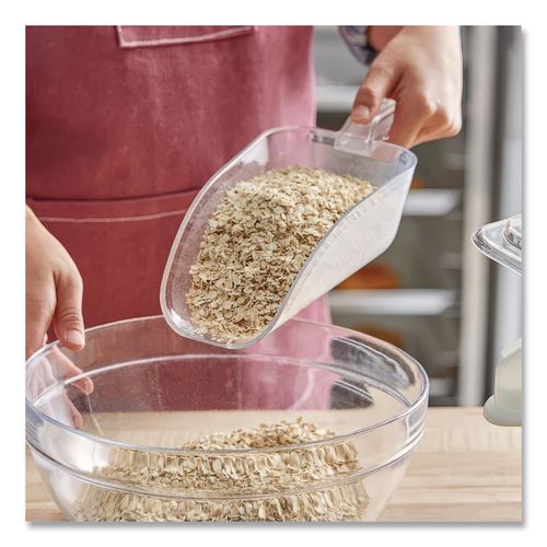 Image of Rubbermaid® Commercial FG288400CLR Bouncer Bar/Utility Scoop, 32 oz, Plastic, Clear