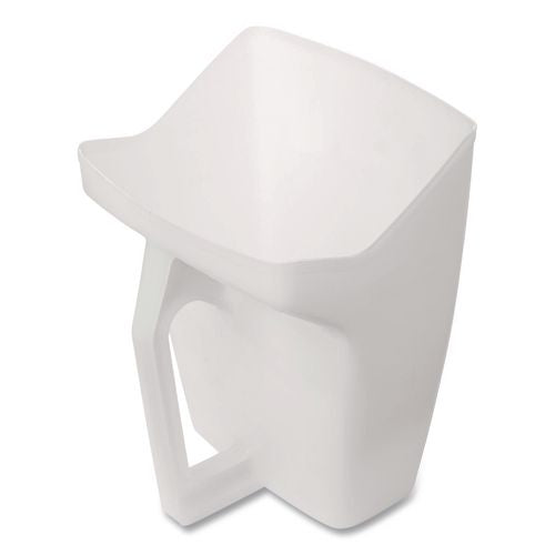 Image of Rubbermaid® Commercial FG288500WHT Bouncer Bar/Utility Scoop, 64 oz, Plastic, White