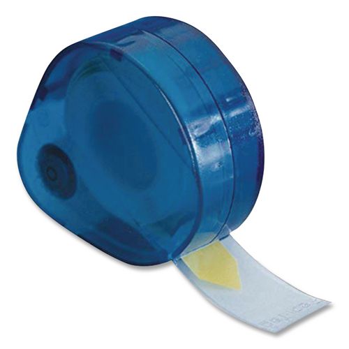 Image of Redi-Tag® B81124 Arrow Message Page Flags In Dispenser, "please Sign And Date", Yellow, 120 Flags