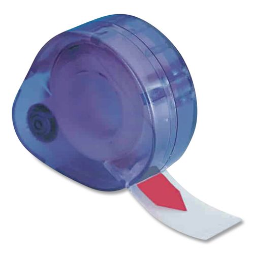 Image of Redi-Tag® B81054 Arrow Message Page Flags In Dispenser, "sign Here", Red, 120/dispenser