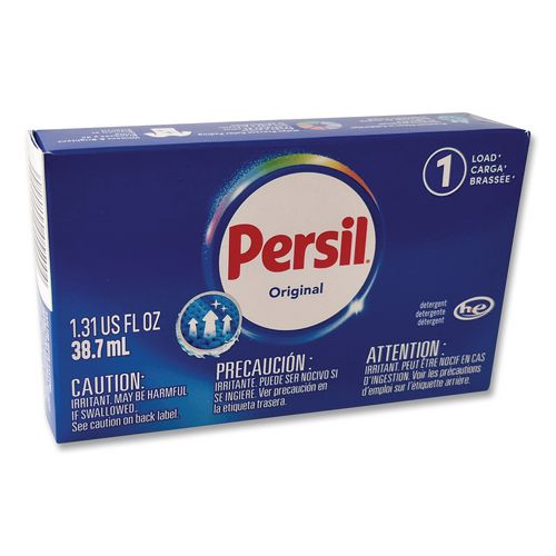 Image of Persil® 1D2979151 Original HE Coin-Vending Liquid Laundry Detergent, 1.3 oz Vend Box, 100/Carton