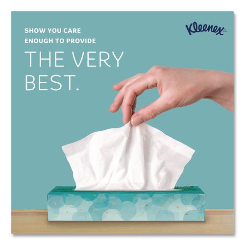Image of Kleenex® 21195 White Facial Tissue Junior Pack, 2-Ply, 48 Sheets/Box, 64 Boxes/Carton