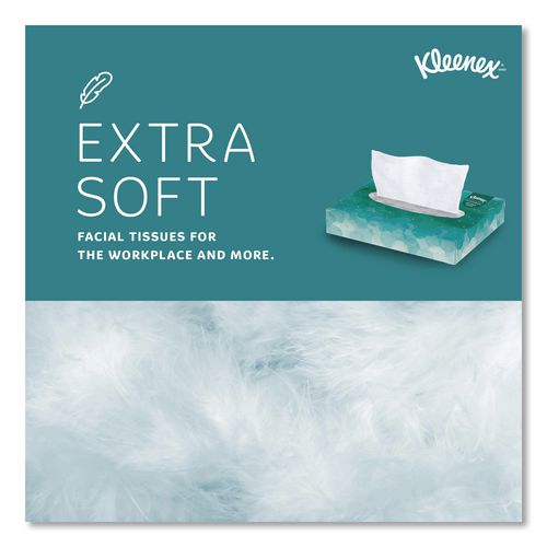 Image of Kleenex® 21195 White Facial Tissue Junior Pack, 2-Ply, 48 Sheets/Box, 64 Boxes/Carton