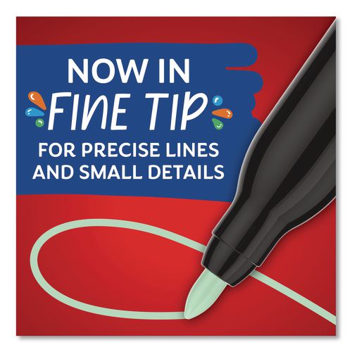 Image of Sharpie® Creative Markers, Fine Tip Bullet Tip, Assorted, 24/Pack