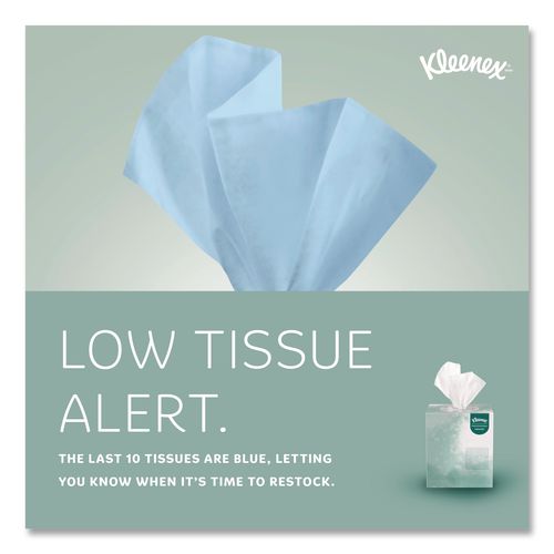 Image of Kleenex® 21272 Naturals Facial Tissue for Business, BOUTIQUE POP-UP Box, 2-Ply, White, 90 Sheets/Box, 36 Boxes/Carton