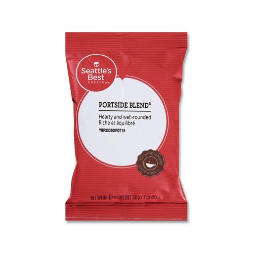 Image of Seattle's Best 12420871 Premeasured Coffee Packs, Portside Blend, 2 Oz Packet, 18/box