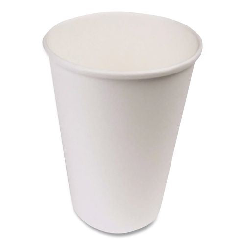 Image of SOLO® 316W-2050 Paper Hot Cups, 16 oz, White, 50/Pack