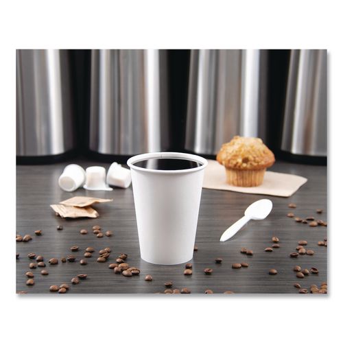 Image of SOLO® 412WN-2050 Paper Hot Cups, 12 oz, White, 50/Pack