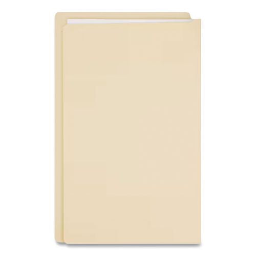 Image of Smead 27250 Extended End Tab Manila Folders, Straight Tabs, Legal Size, 0.75" Expansion, Manila, 100/Box