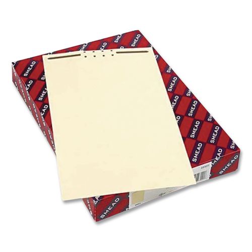 Image of Smead 35521 Fastener File Backs, 1 Fastener: 2" Capacity, Legal Size, Manila, 100/Box