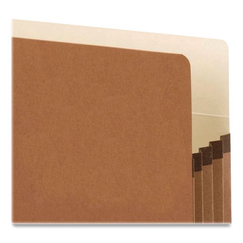 Image of Smead Redrope Drop Front File Pockets, 1.75" Expansion, Legal Size, Redrope, 50/box