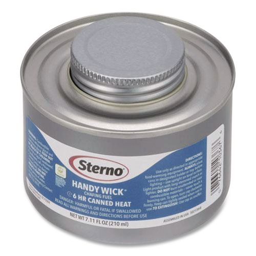 Image of Sterno® STE 10102 Chafing Fuel Can With Stem Wick, Methanol, 6 Hour Burn, 1.89 g, 24/Carton