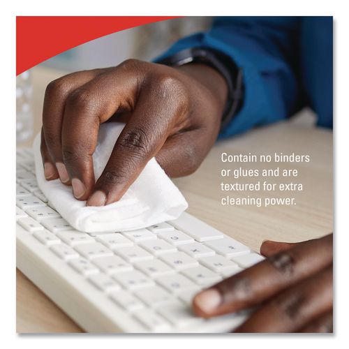 Image of WypAll® 47022 L20 Towels, 1/4 Fold, 4-Ply, 12.5 x 12 Unscented, White, 68/Pack, 12 Packs/Carton