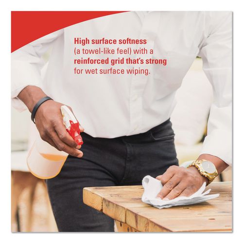 Image of WypAll® 05816 L30 Towels, POP-UP Box, 9.8 x 16.4, White, 120/Box, 6 Boxes/Carton