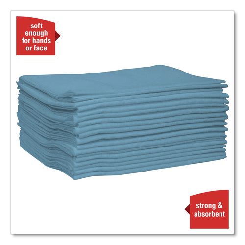 Image of WypAll® 05776 L40 Wiper, 1/4 Fold, Blue, 12.5 x 12, 56/Box, 12 Boxes/Carton
