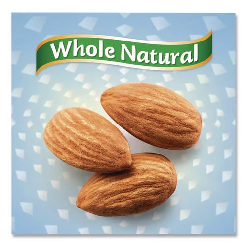 Image of Blue Diamond® BLU11025 Whole Natural Almonds, Snack Size, 4 oz Bag, 12 Bags/Box