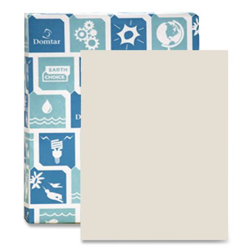 Image of Domtar Card Stock, 110 lb Cover Weight, 8.5 x 11, Ivory, 250/Pack