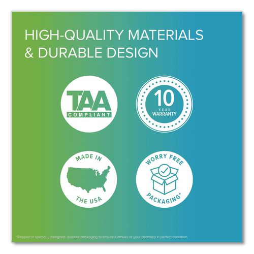 Image of Ghent PA34872K 3 Door Enclosed Natural Cork Bulletin Board with Satin Frame, 72" x 48", Tan Surface, Satin Aluminum Frame