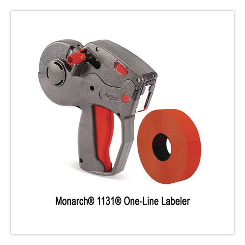 Image of Garvey® 098613 One-Line Pricemarker Labels, Red, 2,500 Labels/Roll